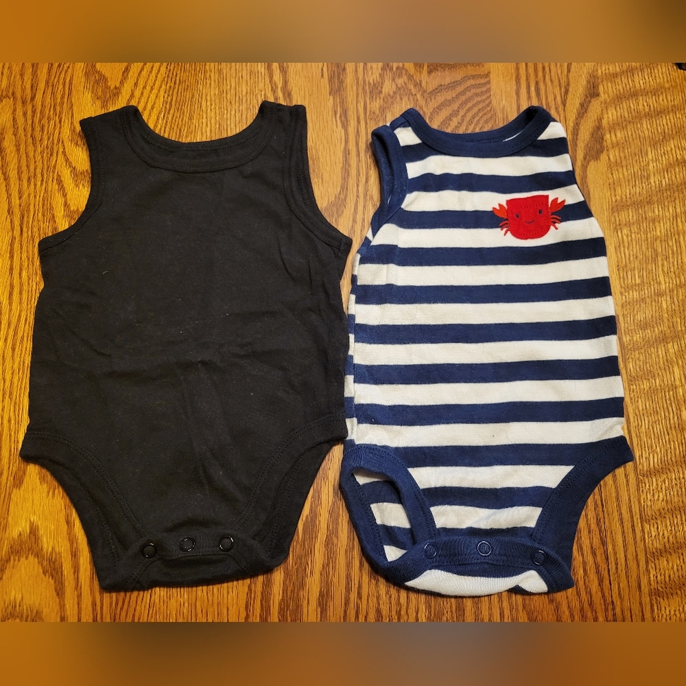 (4/$15) Baby Summer Onsie Bundle, 0-3 month